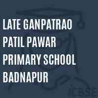 Late Ganpatrao Patil Pawar Primary School Badnapur Logo