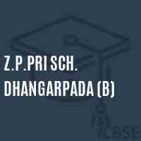 Z.P.Pri Sch. Dhangarpada (B) Primary School Logo