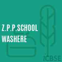 Z.P.P.School Washere Logo