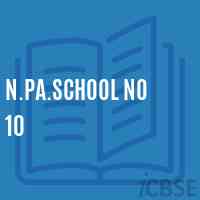 N.Pa.School No 10 Logo