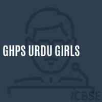 Ghps Urdu Girls Middle School Logo