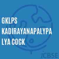 Gklps Kadirayanapalypalya Cock Primary School Logo