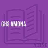 Ghs Amona Secondary School Logo