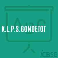 K.L.P.S.Gondetot Primary School Logo