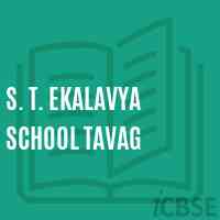 S. T. Ekalavya School Tavag Logo