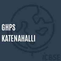 Ghps Katenahalli Middle School Logo