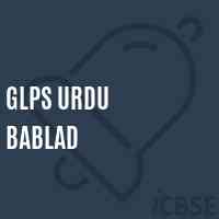 Glps Urdu Bablad Primary School Logo