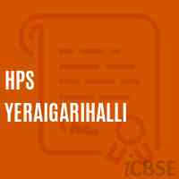Hps Yeraigarihalli Middle School Logo