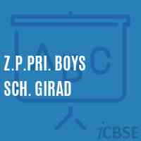 Z.P.Pri. Boys Sch. Girad Primary School Logo