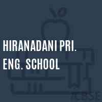 Hiranadani Pri. Eng. School Logo