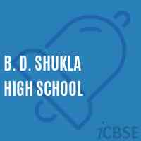 B. D. Shukla High School Logo