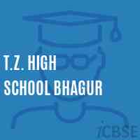 T.Z. High School Bhagur Logo