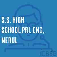 S.S. High School Pri. Eng, Nerul Logo