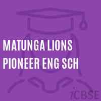 Matunga Lions Pioneer Eng Sch High School Logo
