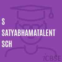 S Satyabhamatalentsch Primary School Logo