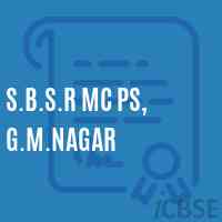 S.B.S.R Mc Ps, G.M.Nagar Primary School Logo
