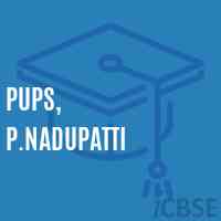 Pups, P.Nadupatti Primary School Logo