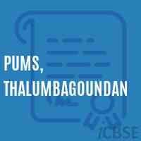 Pums, Thalumbagoundan Middle School Logo