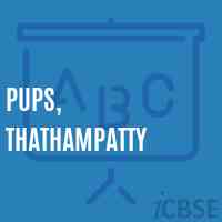 Pups, Thathampatty Primary School Logo
