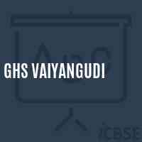 Ghs Vaiyangudi Secondary School Logo