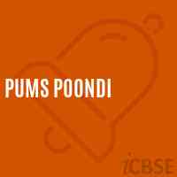 Pums Poondi Middle School Logo