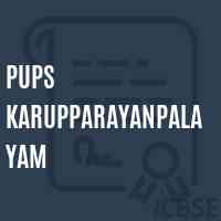 Pups Karupparayanpalayam Primary School Logo