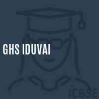 Ghs Iduvai Secondary School Logo