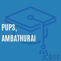 Pups, Ambathurai Primary School Logo