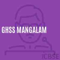 Ghss Mangalam High School Logo