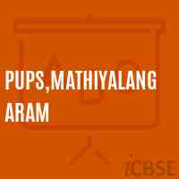 Pups,Mathiyalangaram Primary School Logo
