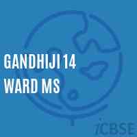 Gandhiji 14 Ward Ms Middle School Logo