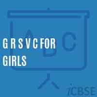 G R S V C For Girls Secondary School Logo