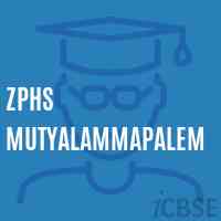 Zphs Mutyalammapalem Secondary School Logo