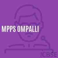 Mpps Ompalli Primary School Logo