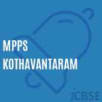 Mpps Kothavantaram Primary School Logo