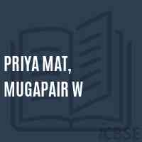 Priya Mat, Mugapair W Senior Secondary School Logo