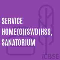 Service Home(G)(SWD)HSS,Sanatorium Senior Secondary School Logo