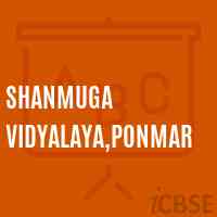 Shanmuga Vidyalaya,Ponmar Primary School Logo