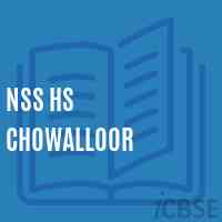 Nss Hs Chowalloor Secondary School Logo