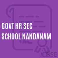 Govt Hr Sec School Nandanam Logo