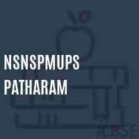 Nsnspmups Patharam Upper Primary School Logo