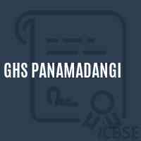 Ghs Panamadangi Secondary School Logo