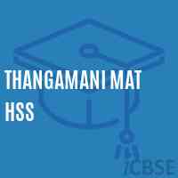 Thangamani Mat Hss Senior Secondary School Logo