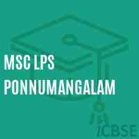 Msc Lps Ponnumangalam Primary School Logo