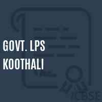 Govt. Lps Koothali Primary School Logo