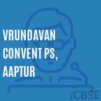 Vrundavan Convent Ps, Aaptur School Logo
