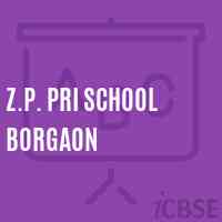 Z.P. Pri School Borgaon Logo