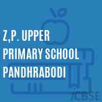 Z,P. Upper Primary School Pandhrabodi Logo
