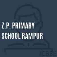 Z.P. Primary School Rampur Logo