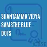 Shantamma Vidya Samsthe Blue Dots Middle School Logo